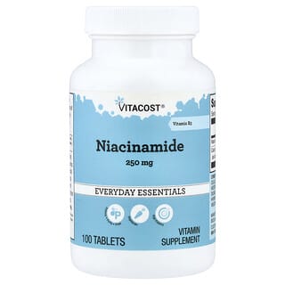Vitacost, Niacinamide , 250 mg, 100 Tablets