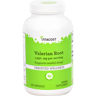 Vitacost, Valerian Root, 180 Capsules