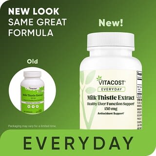 Vitacost, Milk Thistle Extract, 150 mg, 200 Capsules