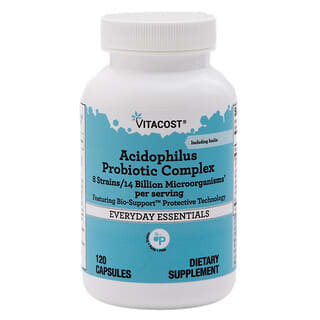 Vitacost, Acidophilus Probiotic Complex 8 Strains - 14 Billion CFU†, 120 Capsules