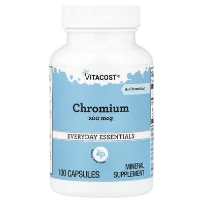 Vitacost, Chromium, 200 mcg, 100 Capsules