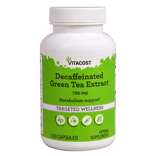 Vitacost, Decaffeinated Green Tea Extract, 725 mg, 100 Capsules