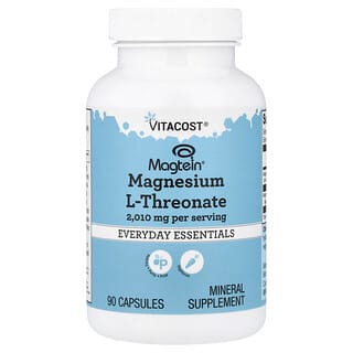 Vitacost, Magtein®, Magnesium L-Threonate, 2,010 mg, 90 Capsules (670 mg per Capsule)