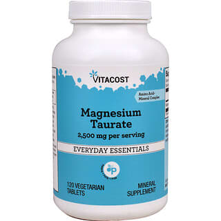 Vitacost, Magnesium Taurate, 120 Vegetarian Tablets