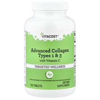 Vitacost, Advanced Collagen Types 1 & 3 with Vitamin C, 252 Tablets