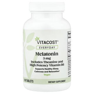 Vitacost, Everyday, Melatonin, 180 Tablets