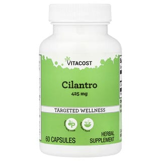 Vitacost, Cilantro, 425 mg, 60 Capsules