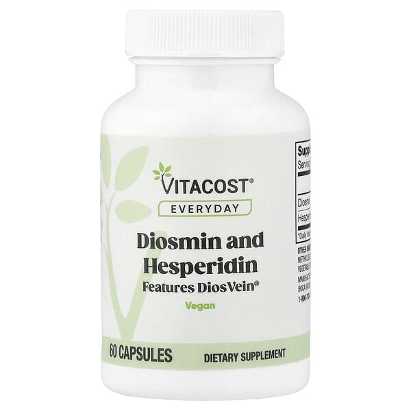 Vitacost, Everyday, Diosmin and Hesperidin, 60 Capsules — product photo 1