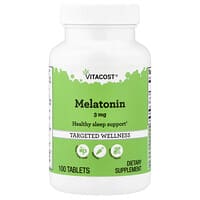 Vitacost, Melatonina, 3 mg, 100 comprimidos