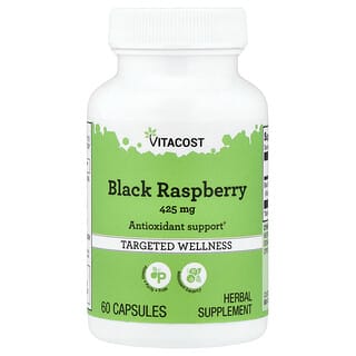 Vitacost, Black Raspberry, 425 mg, 60 Capsules