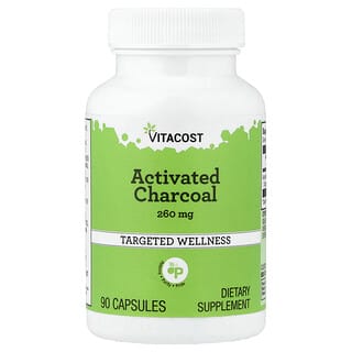 Vitacost, Activated Charcoal, 260 mg, 90 Capsules