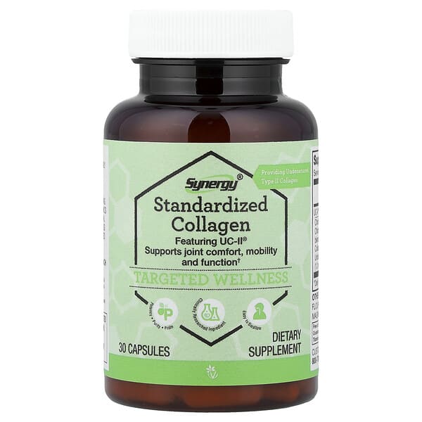 Vitacost, Synergy®, Standardized Collagen, 30 Capsules (40 mg per Capsule) — product photo 1