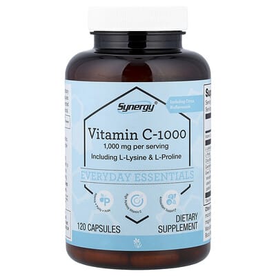Vitacost, Synergy®, Vitamin C-1000, 120 Capsules