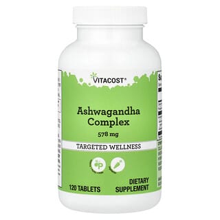 Vitacost‏, Ashwagandha Complex, 578 mg, 120 Tablets