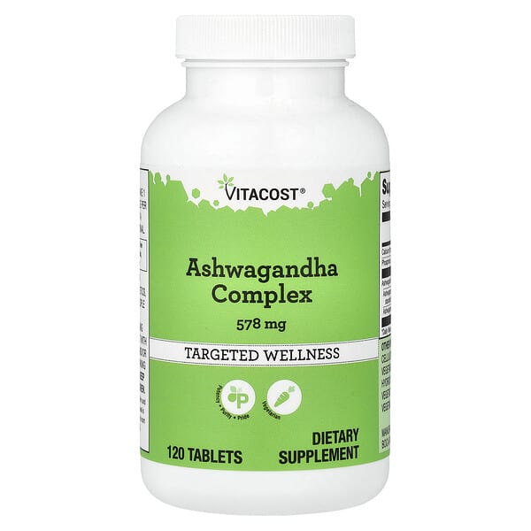 Vitacost, Ashwagandha Complex, 578 mg, 120 Tablets — product photo 1