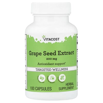 Vitacost, Grape Seed Extract, 200 mg, 100 Capsules