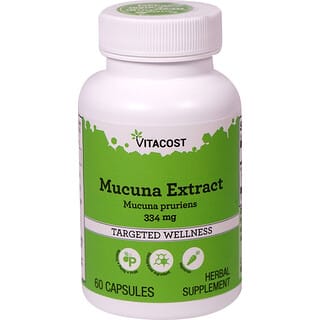 Vitacost, Mucuna Extract - Standardized, 334 mg, 60 Capsules