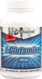 Vitacost, L-Glutamine, 500 mg, 100 Capsules