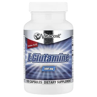 Vitacost, L-Glutamine, 500 mg, 100 Capsules