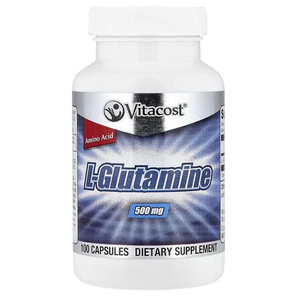 Vitacost, L-Glutamine, 500 mg, 100 Capsules — product photo 1