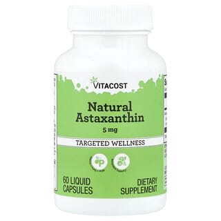 Vitacost‏, Natural Astaxanthin, 5 mg, 60 Liquid Capsules
