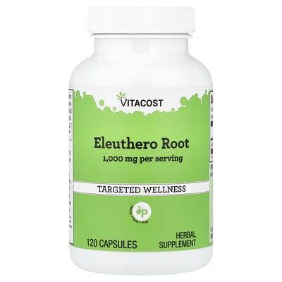 Vitacost, Eleuthero Root, 120 Capsules (500 mg per Capsule)