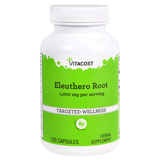 Vitacost, Eleuthero Root, 1000 mg per serving, 120 Capsules