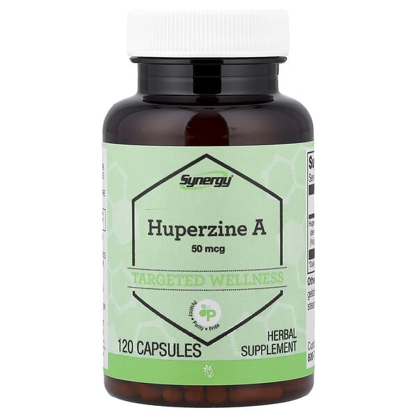 Vitacost, Synergy®, Huperzine A, 50 mcg, 120 Capsules — product photo 1