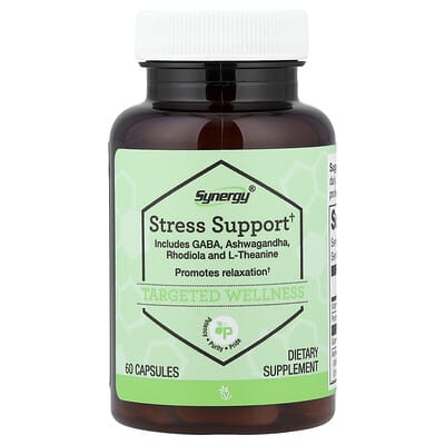 Vitacost, Synergy®, Stress Support, 60 Capsules