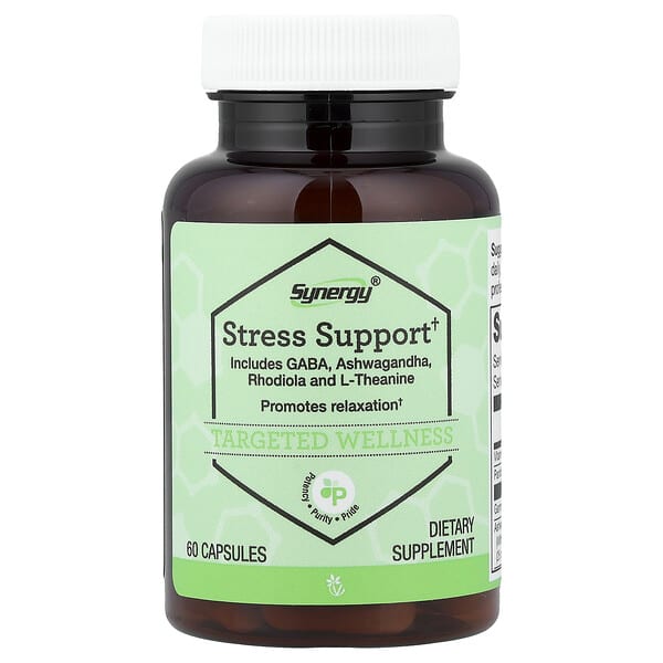 Vitacost, Synergy®, Stress Support, 60 Capsules — product photo 1