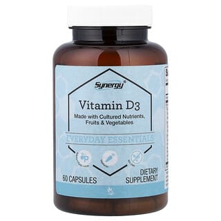 Vitacost, Synergy®, Vitamin D3, 60 Capsules