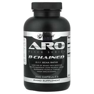 Vitacost, ARO™ Black Series, B-Chained, 200 Capsules