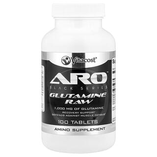 Vitacost, ARO™, Black Series Glutamine RAW, 100 Tablets