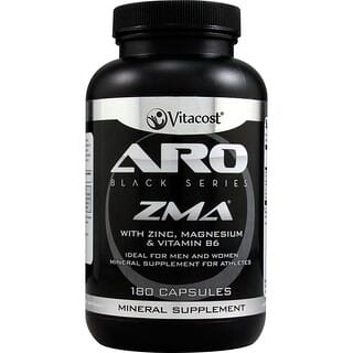 Vitacost, Black Series ZMA® with Zinc, Magnesium and Vitamin B6, 180 Capsules