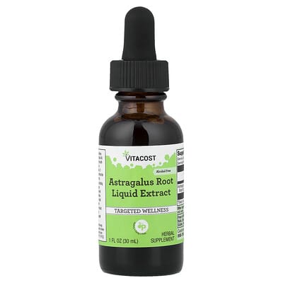 Vitacost, Astragalus Root Liquid Extract, Alcohol Free, 1 fl oz (30 ml)