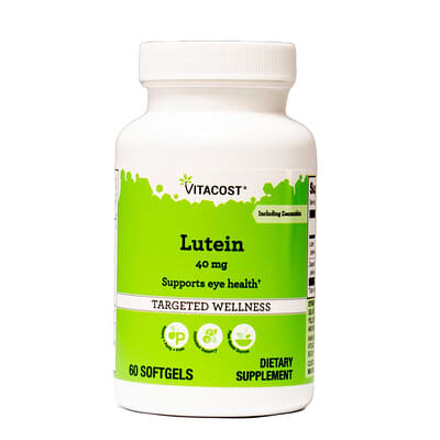 Vitacost, Lutein Including Zeaxanthin, 60 Softgels