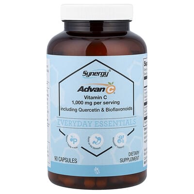 Vitacost, Synergy®, Advan-C® Including Quercetin & Bioflavonoids, 90 Capsules