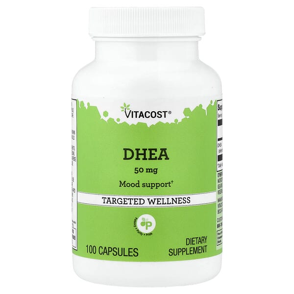 Vitacost, DHEA, 50 mg, 100 Capsules