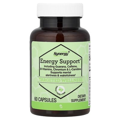 Vitacost, Synergy®, Energy Support, 60 Capsules