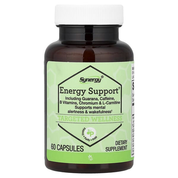 Vitacost, Synergy®, Energy Support, 60 Capsules — product photo 1