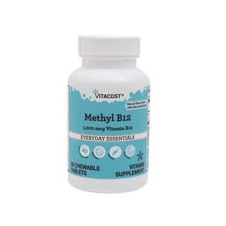 Vitacost‏, ميثيل ب 12 ، كرز طبيعي ، 1،000 مكجم ، 60 قرصًا قابلًا للمضغ