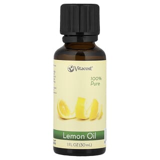 Vitacost, 100% tiszta citromolaj, 30 ml (1 fl oz)