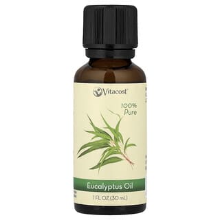 Vitacost, 100% Pure Eucalyptus Oil, 1 fl oz (30 ml)