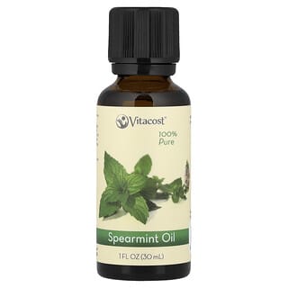 Vitacost, 100% Pure Spearmint Oil, 1 fl oz (30 ml)