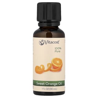 Vitacost, 100% чистое масло сладкого апельсина, 30 мл (1 жидк. унция)