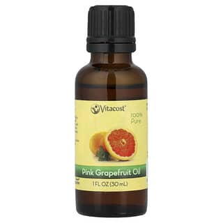 Vitacost, 100% Pure Pink Grapefruit Oil, 1 fl oz (30 ml)