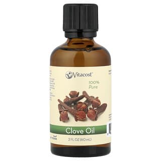 Vitacost‏, زيت القرنفل النقي 100٪ ، 2 أونصة سائلة (60 مل)