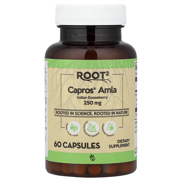 Vitacost, Root2, Capros® Amla, 250 mg, 60 Capsules — product photo 1