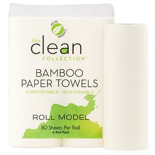 Vitacost, The Clean Collection™, Bamboo Paper Towels, 4 Rolls