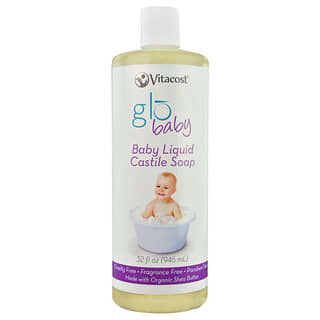 Vitacost, globaby, Baby Liquid Castile Soap, Unscented, 32 fl oz (946 ml)